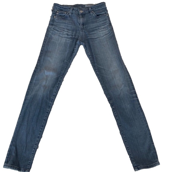 Adriano Goldschmied‎ AG-ED Denim Farrah High-Rise Skinny Crop 25R - Picture 1 of 5